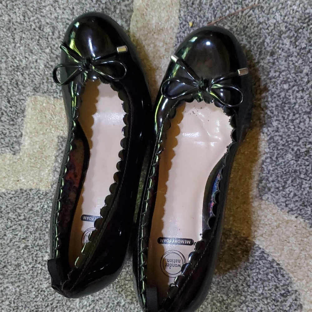 Size 3 youth girls black heels